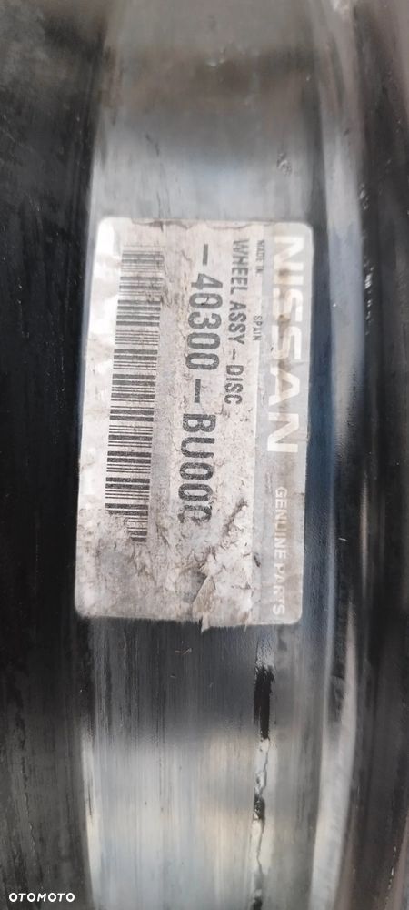 6j15 5x114.3 felgi stalowe nissan - 3