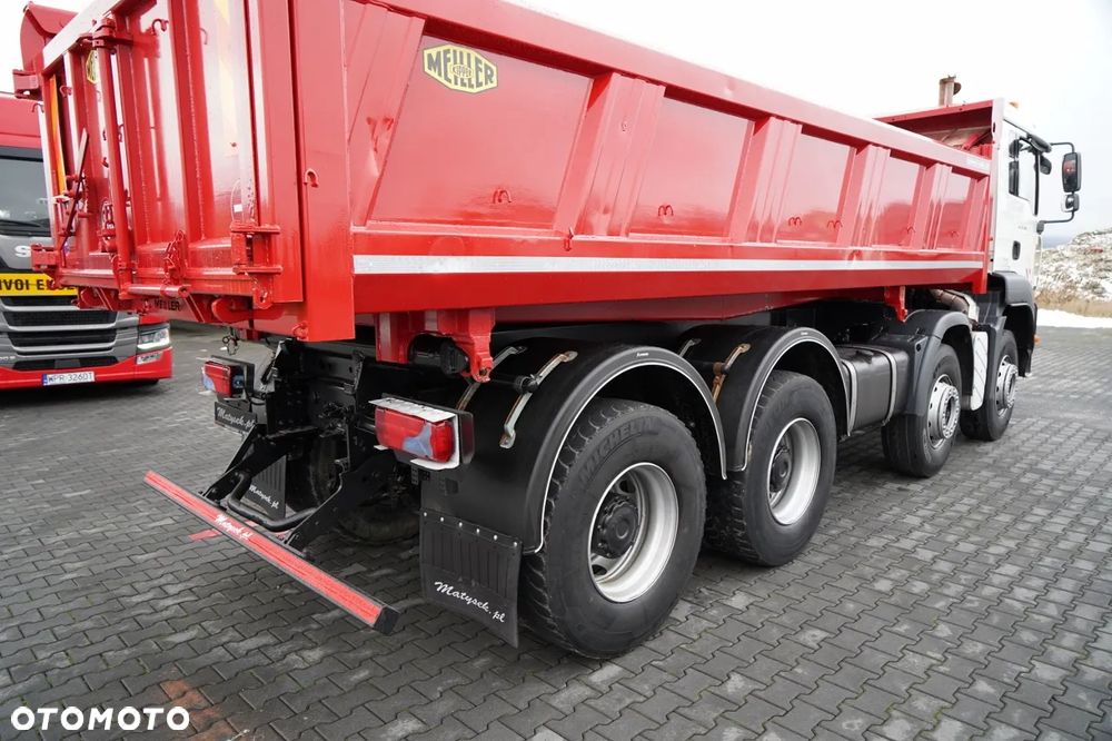 MAN TGA 35.400 / 8X4 / WYWROTKA 2 STR. / HYDROBURTA / HYDROKLAPA / MANUAL / MEILLER KIPPER - 21