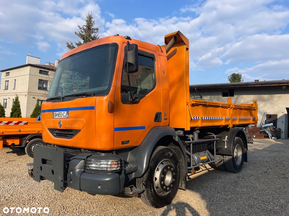Renault Midlum. M 220.13  KERAX PREMIUM Stan !!!! Pługo-Piaskarka - 1
