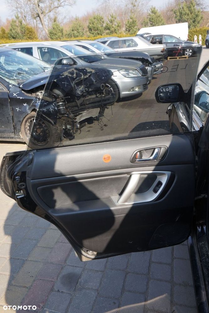 DRZWI TYLNE LEWE LEGACY IV BL LIFT KOMBI 32J  CZARNY SUBARU 2006-2009 - 5