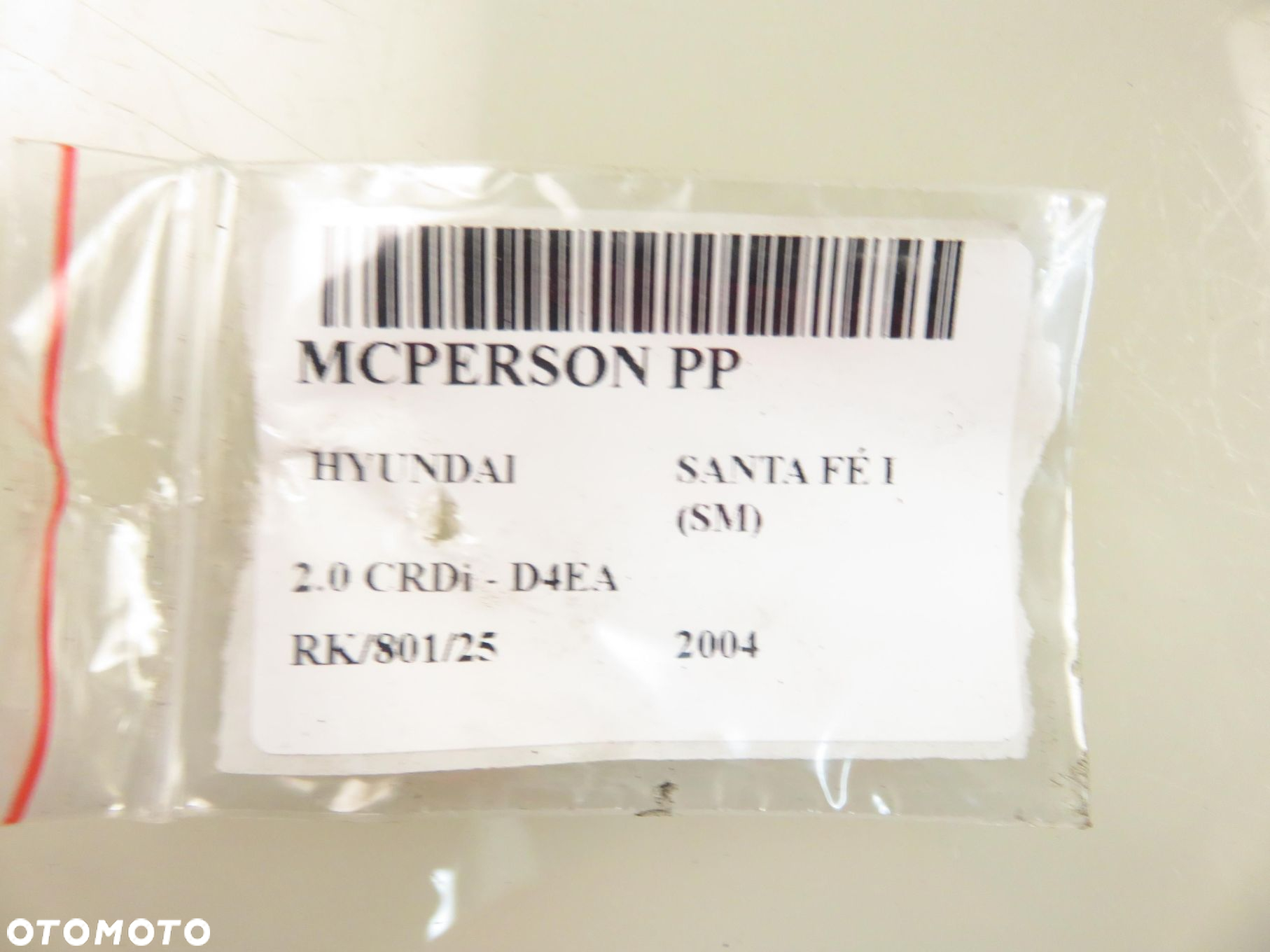 MCPERSON PRAWY PRZEDNI HYUNDAI SANTA FÉ I 2.0 CRDI 614024JP - 9