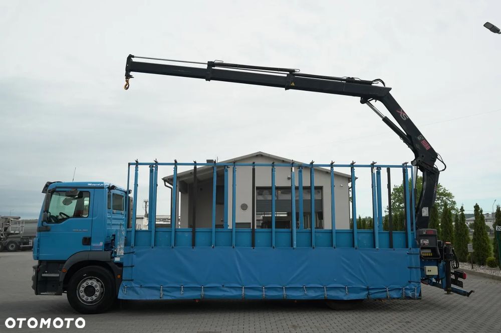 MAN TGM 18.290 / 4X2 / DO PRZEWOZU SZKŁA / HDS HIAB 122 E-2 / PLATFORMA  / UDŹWIG : 4 800 KG / STEROWANIE RADIOWE / EURO 5 - 3