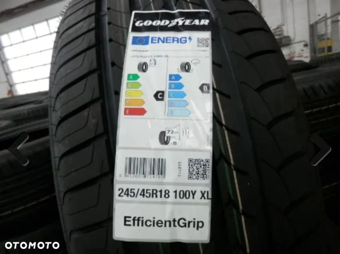KOMPLET 4x NOWA OPONA Letnia Goodyear EFFICIENTGRIP 245/45R18 100 Y XL rant ochronny wzmocnienie PROMOCJA WYSYŁKA - 2