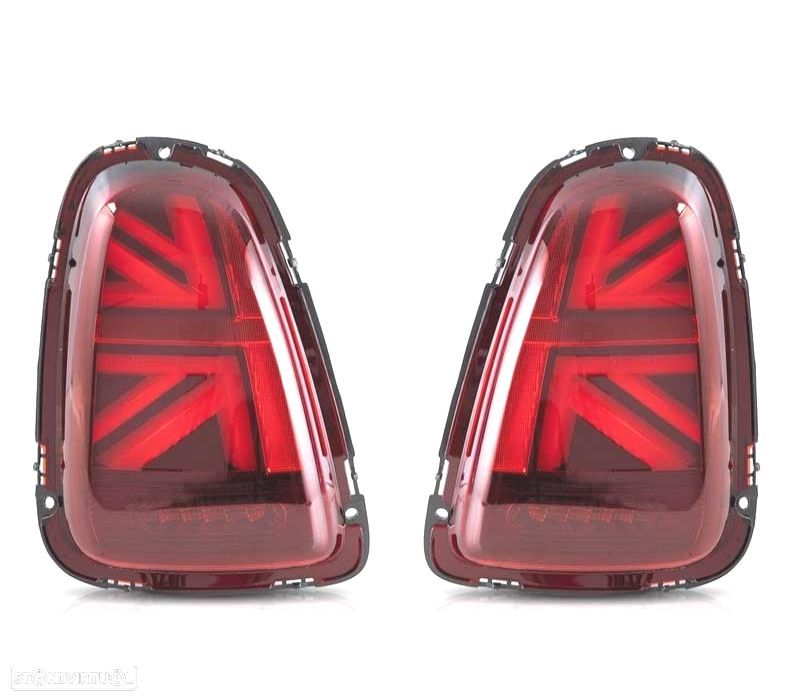 FAROLINS LED MINI COOPER R56 R57 07-13 VERMELHO - 3