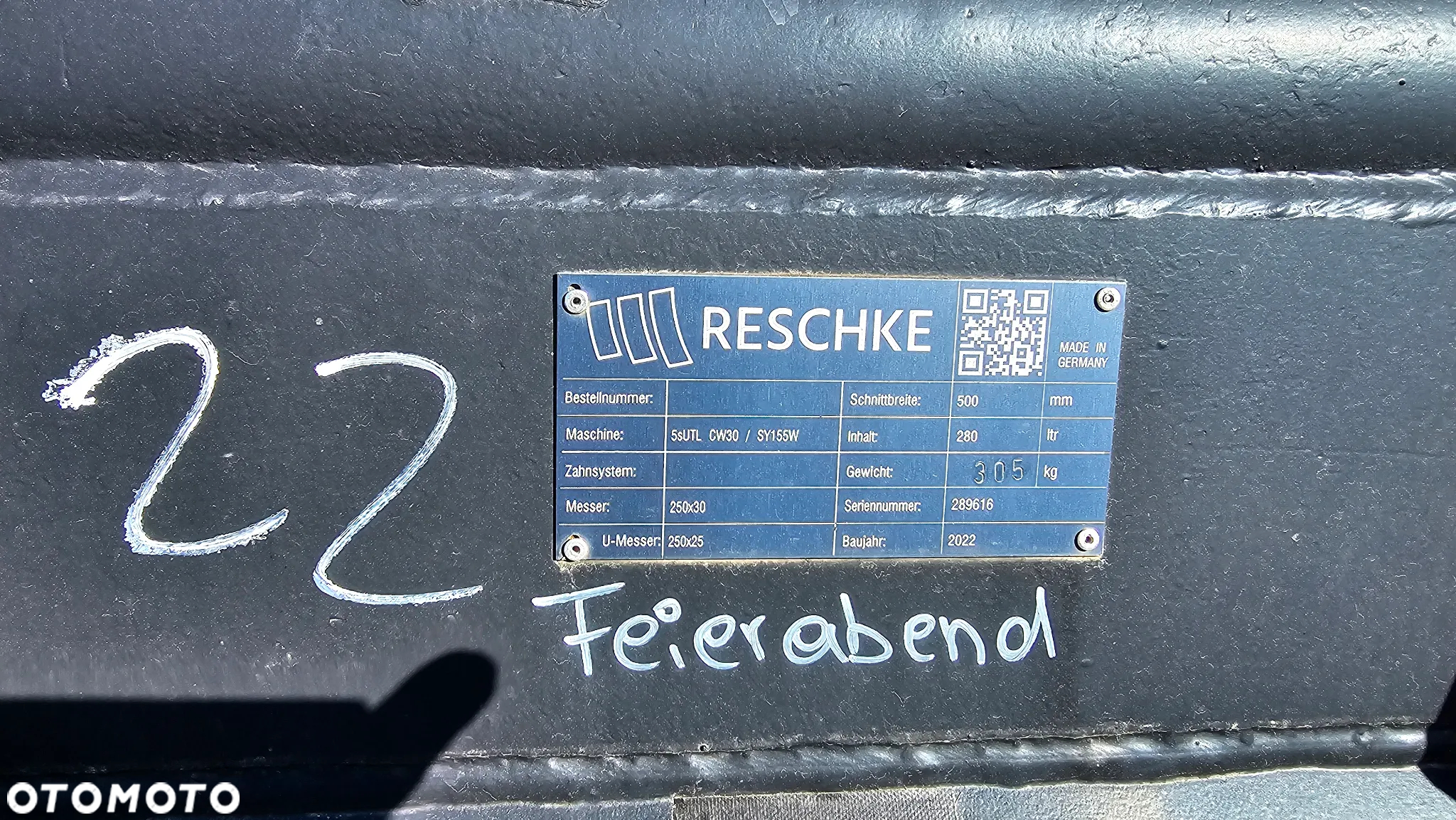 Łyżka koparki Reschke CW30 L500mm #22 - 4