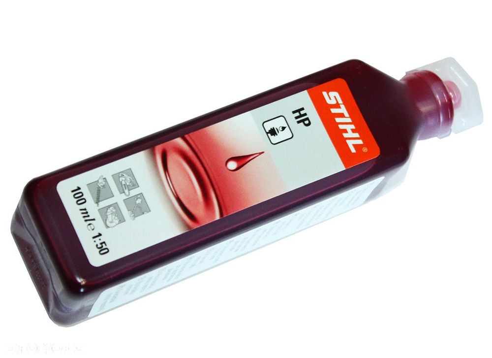 Olej do silników dwusuwowych Stihl HP 100 ml czerwony olej do mieszanki - 8