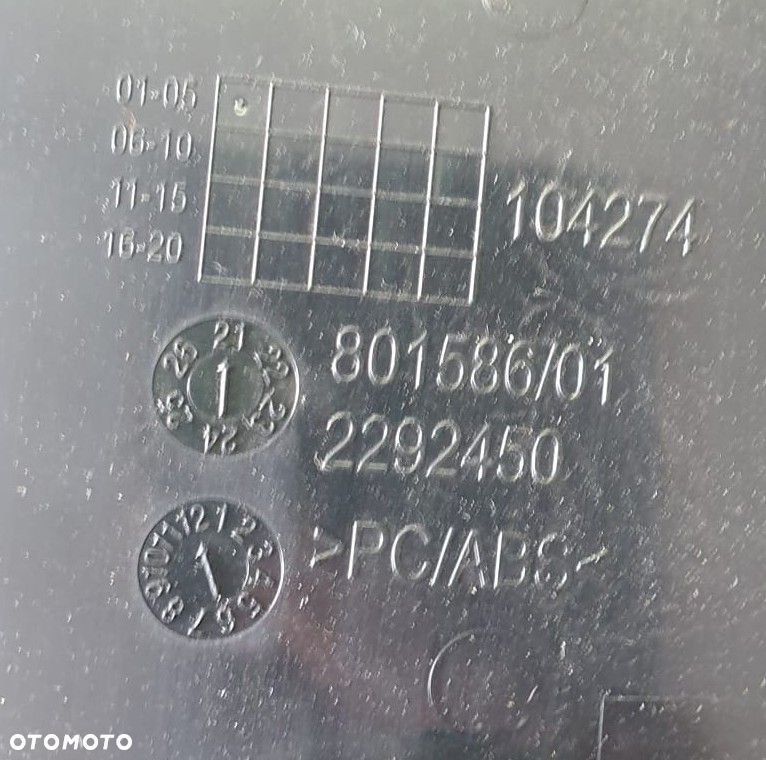 MONITOR KAMERY WSTECZNEJ LEWY 2340745 DAF XG - 6