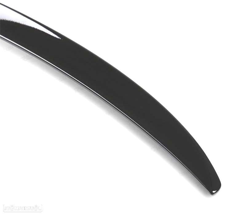 AILERON LIP SPOILER TRASEIRO BMW E92 E93 06-14 LOOK M PRETO BRILHANTE - 3