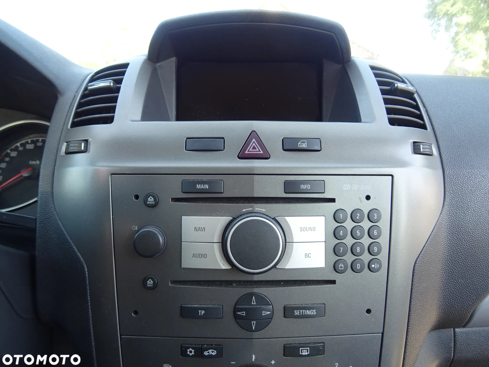 OPEL ZAFIRA B ASTRA H CD70 NAVI + MONITOR KOLOR + UWA GŁOŚNOMÓWIĄCY - 2