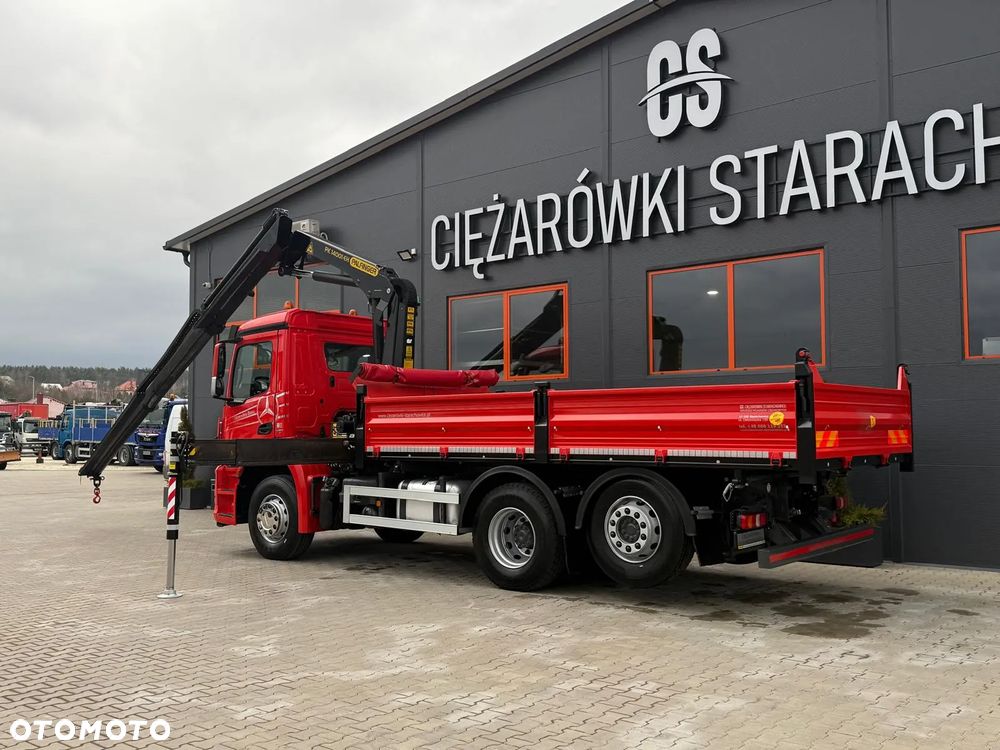 Mercedes-Benz AROCS 2532 // E6 // wywrotka 3-Stronna + PALFINGER PK 14001-EH // 6x2 6x4 HDS żuraw kran crane kiper kipper // Actros Antos - 5