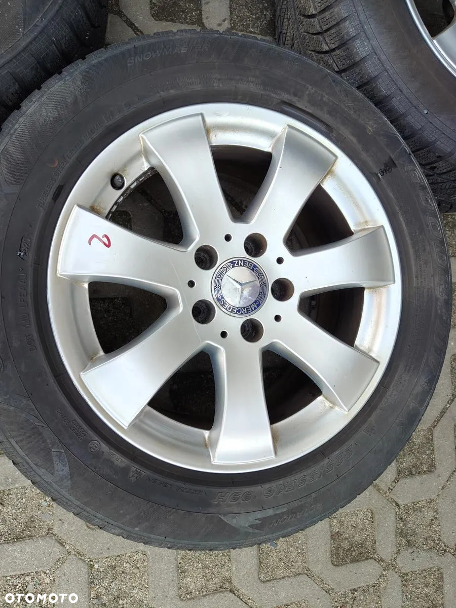 MERCEDES W211 VITO FELGI Aluminiowe Koła 16 5X112 2114013402 Opony Zima - 8