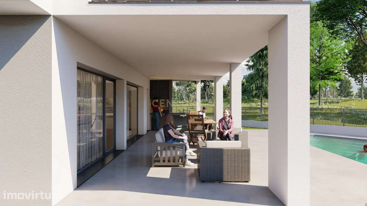 Moradia T4 nova com piscina de sal, domótica e excelente exposição sol - Grande imagem: 4/28