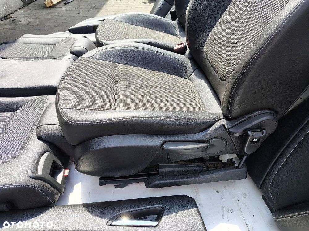 FOTEL FOTELE BOCZKI KANAPA KOMPLET CZARNE PÓŁSKÓRA OPEL ASTRA 4 IV J KOMBI - 11