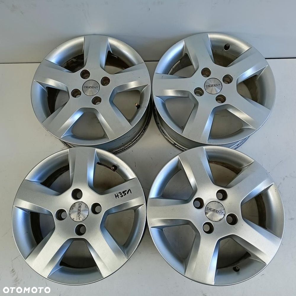 Alufelgi 4x108 15 Ford Fiesta Fusion Focus 4szt (H351) - 1