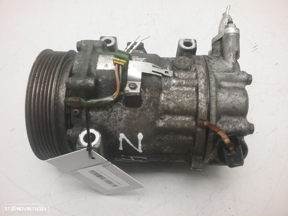 Compressor de ar condicionado PEUGEOT 307 (3A/C) 1.6 HDi | 04.05 -  Usado REF. M... - 1