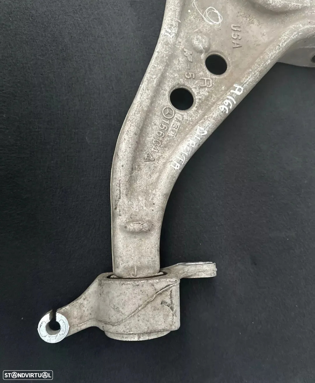 Braço de suspensão triângulo originais frente direita para mercedes ml gl gle w166 w292 2012+ - 2