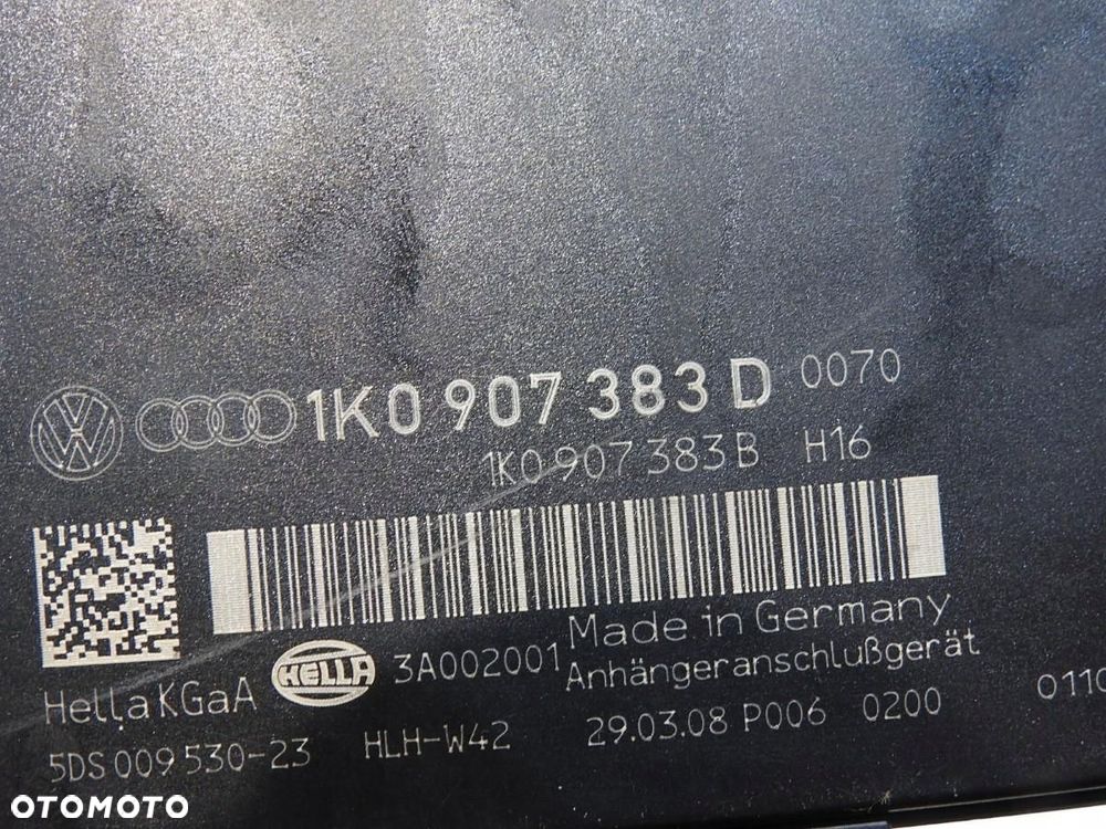 MODUŁ STEROWNIK HAKA SKODA SUPERB II 1K0907383D - 6