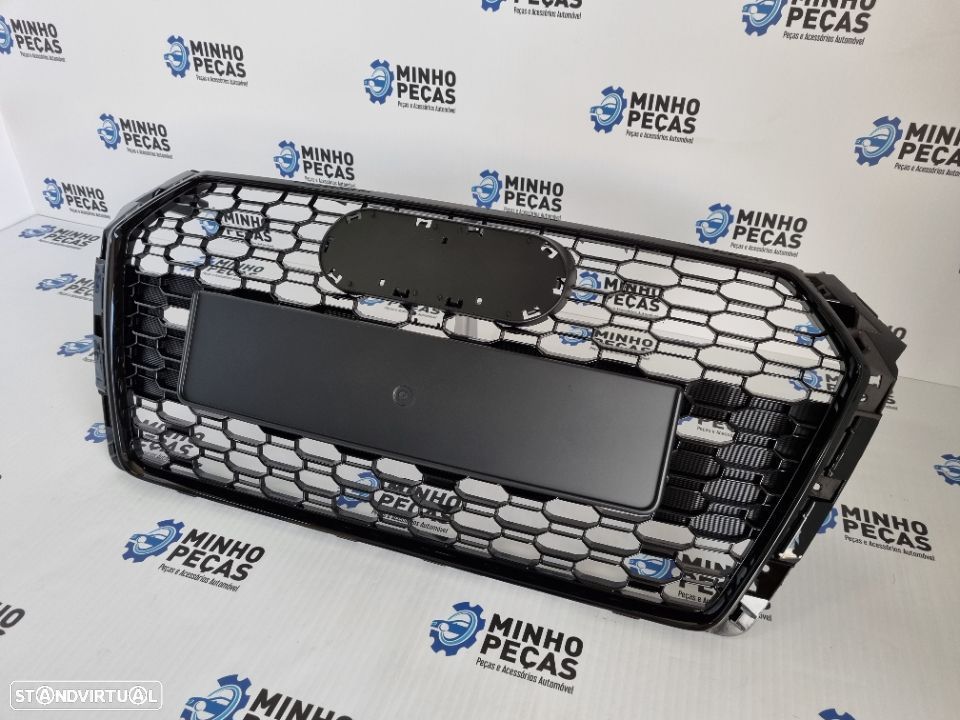 Grelha Frontal Audi A4 B9 look RS4 (2015 a 2019) - 4