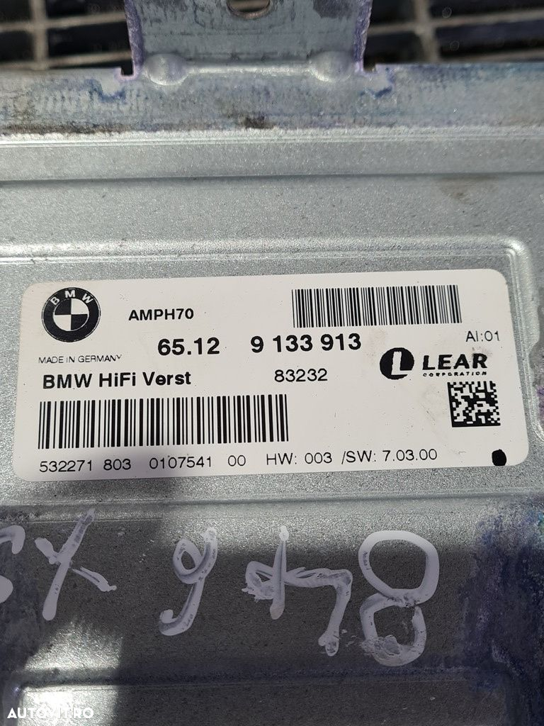 Amplificator audio BMW X5 E70 2007 - 2010 (846) 65129133913 - 4