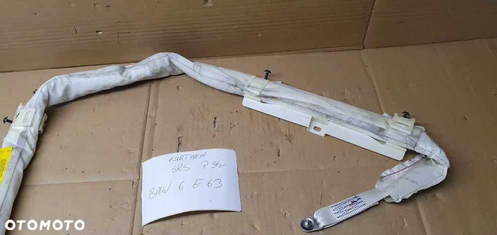 Kurtyna airbag boczna prawa BMW 6 E63 5322322 4480181 - 5