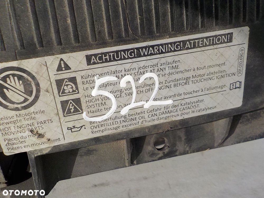 522 SEAT IBIZA IV 4 1.4 PAS PRZEDNI BELKA CHŁODNICA - 2