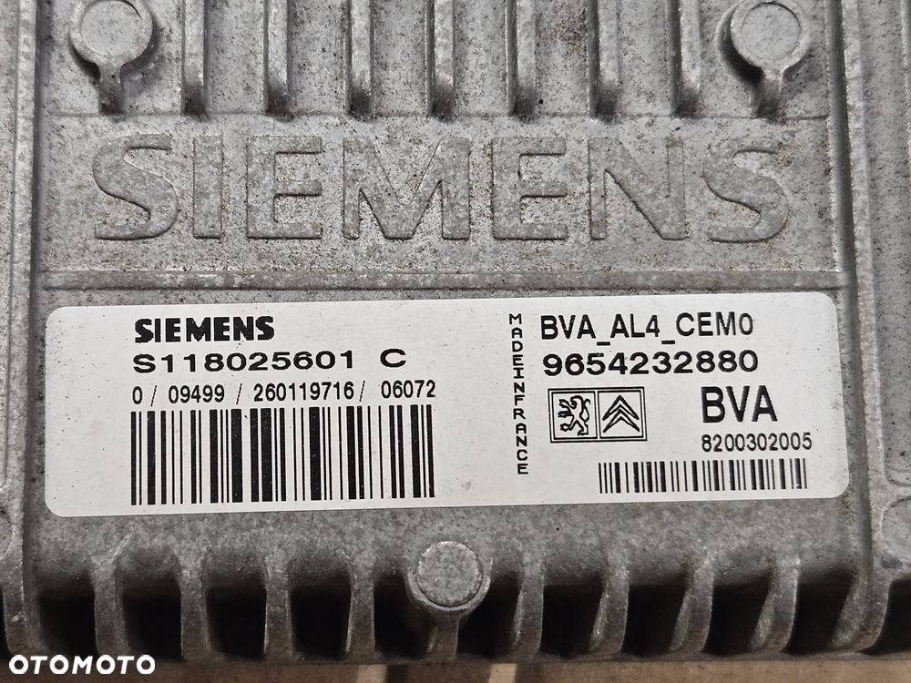 Peugeot 307 407 Citroen C4 C5 2.0  1.8 16V sterownik komputer skrzyni biegów 9654232880 - 3