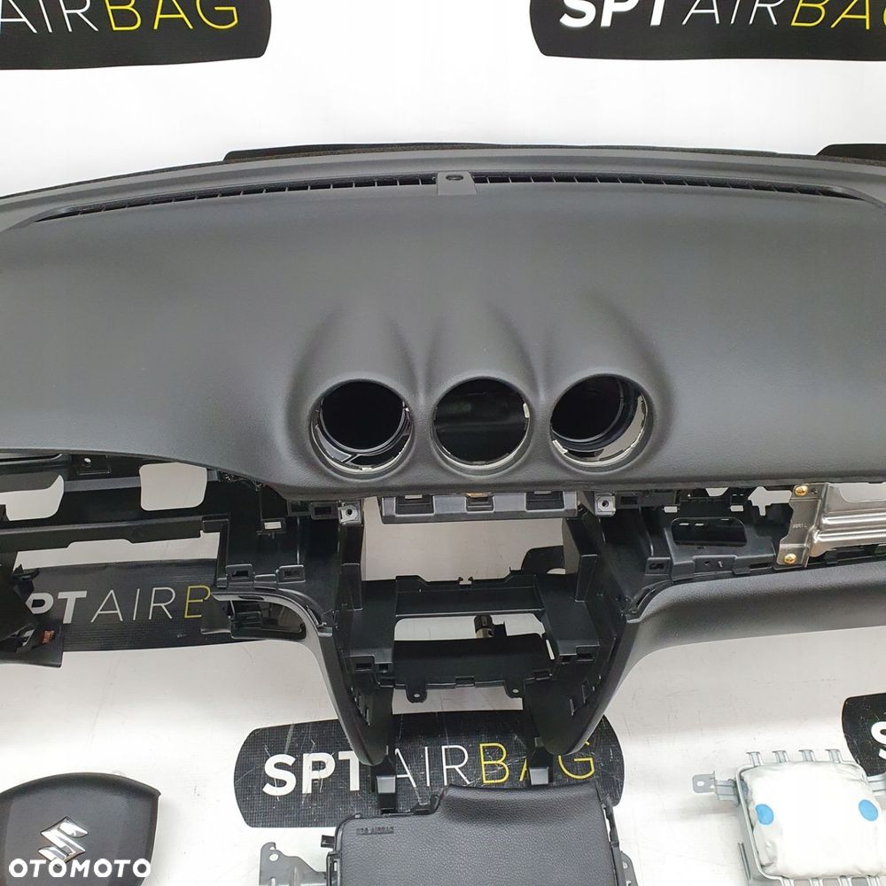 SUZUKI VITARA MIĘKKA DESKA ROZDZIELCZA KONSOLA KOKPIT PULPIT PODUSZKI AIRBAG AIR BAG PASY KIT SET - 3