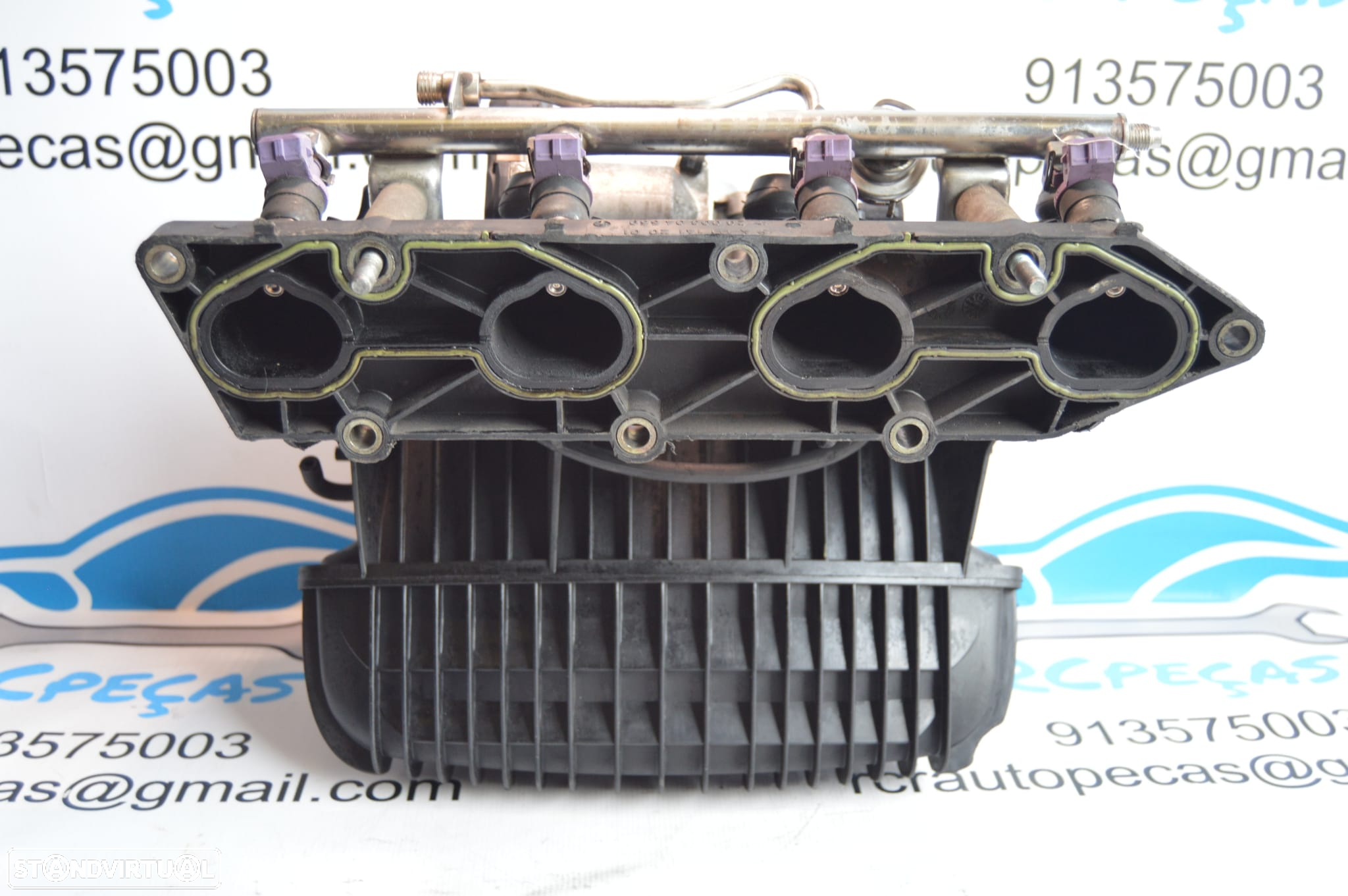 COLETOR ADMISSÃO ORIGINAL A1111412001 2900304569 MERCEDES BENZ CLASS C W203 C200 KOMPRESSOR 163CV M111955 CLK C208 - 2