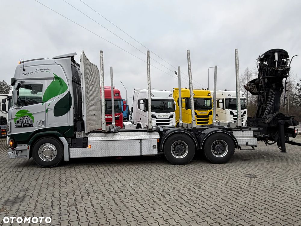 Scania Scania R650 bez EGR pełna opcja palfinger epsilon Z 2x wysów 2018/19 6x4 - 11