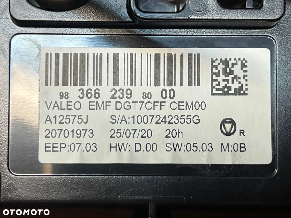 EKRAN MONITOR WYŚWIETLACZ PEUGEOT 208 II CITROEN C3 OPEL GM 9836623980 - 3