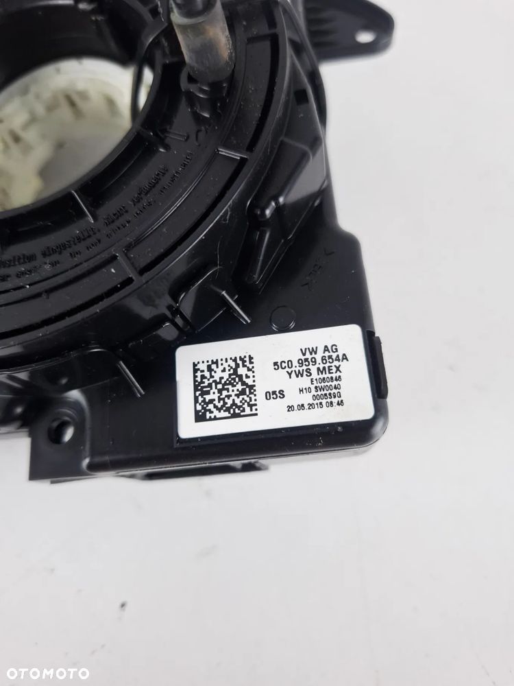 Taśma Zwijak Pierścień Ślizgowy AIR-BAG Czujnik Kąta Skrętu 5C0959654A - 5