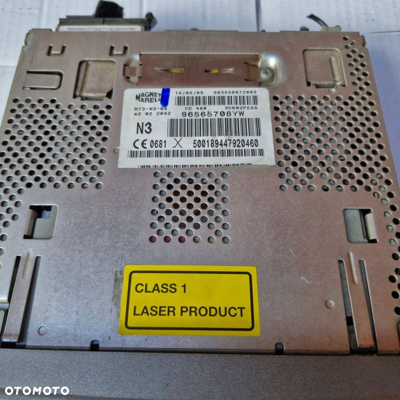Peugeot 407 radio nawigacja cd fabryczne RT3 96565708YW - 3