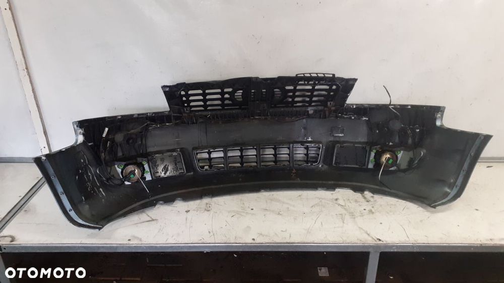 + ZDERZAK PRZÓD PRZEDNI DO AUDI A4 B6 CABRIO LY7R BŁĘKITNY HALOGENY - 4