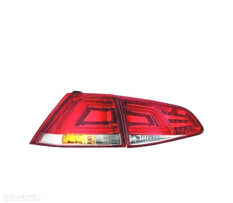 FAROLINS TRASEIROS VERMELHOS PARA VOLKSWAGEN VW GOLF VII LIMOUSINE 12-17 - 1