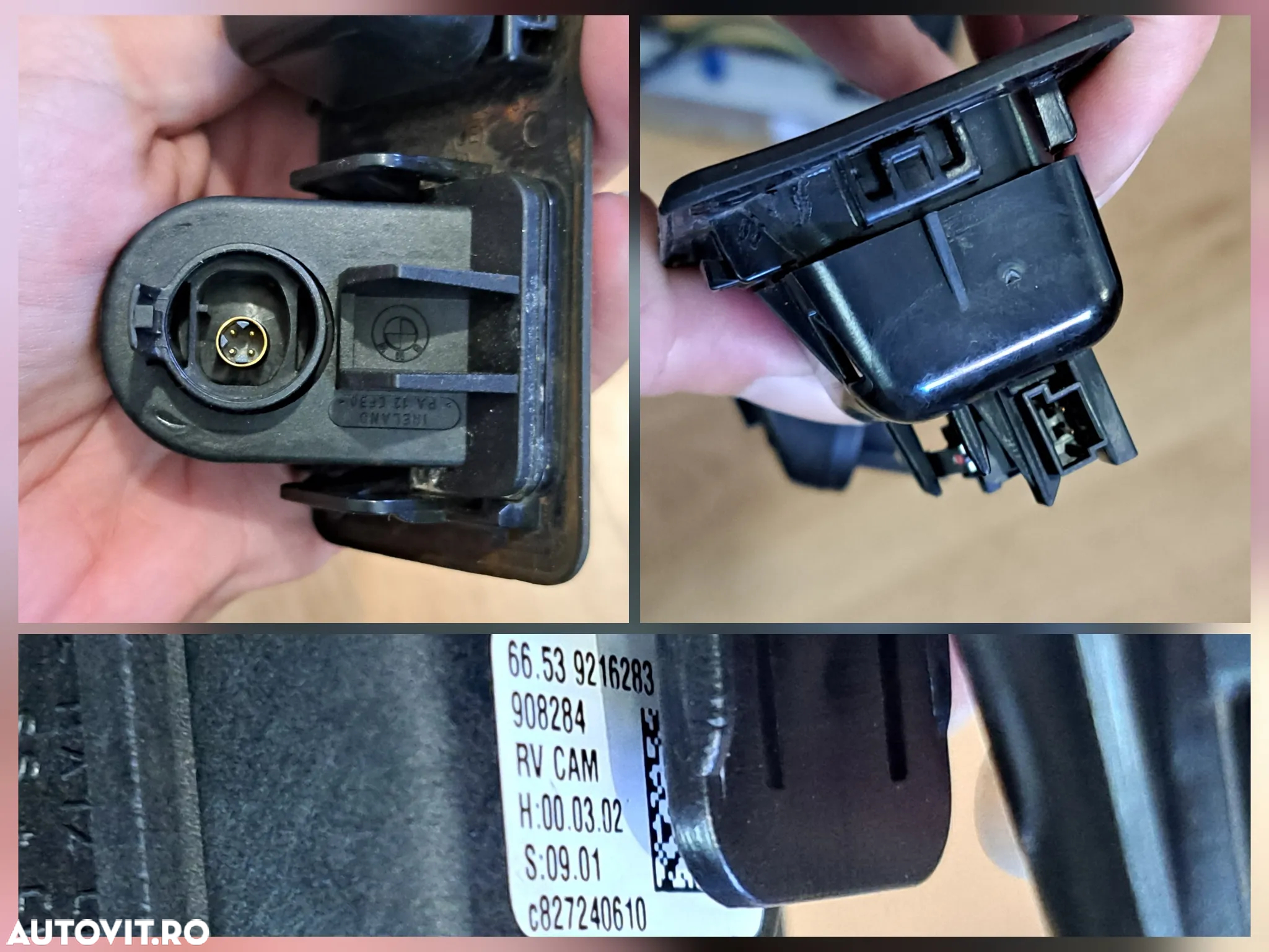 Kit set Camera Marsarier Modul Camera Maner portbagaj Suport Cablu original BMW F20 F22 F30 F32 F07 F06 F01 F25 - 7