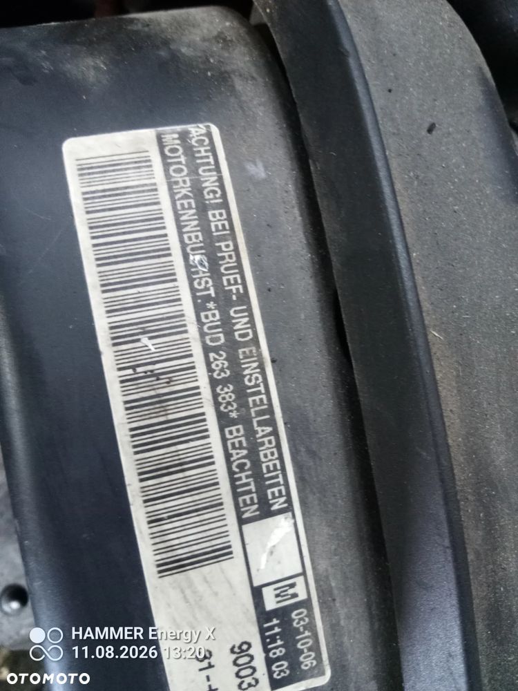 Silnik słupek  BUD VW Golf Plus 1,4 16V - 2
