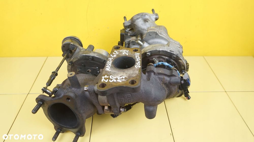 MAZDA 6 GJ CX-5 2.2 D SKYACTIV 15r SH01 turbina turbosprezarka SH01-13700-E - 4