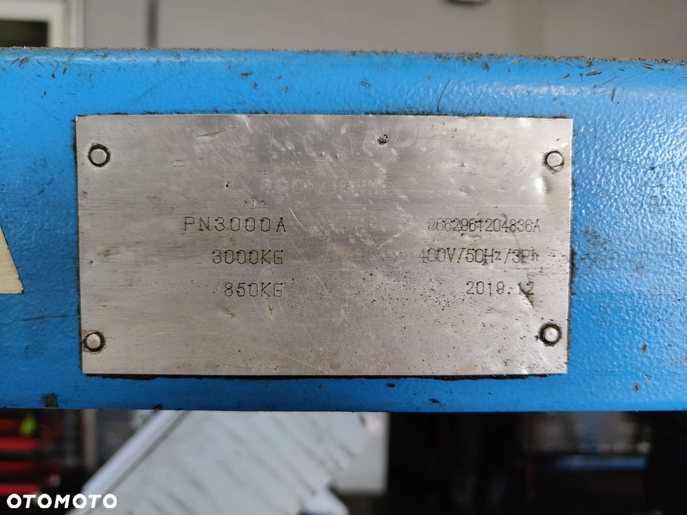 Podnośnik nożycowy naposadzkowy Nortec Pro PN3000A 3T - Rok 2019 - 15
