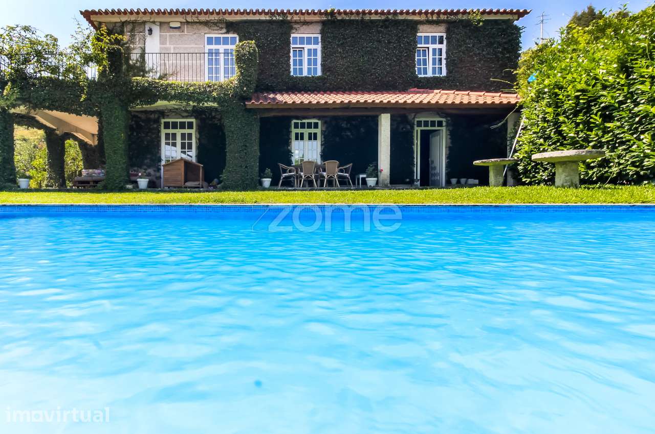 Quinta T4 com piscina, vinha e capela - Gondar, Amarante - Grande imagem: 2/60