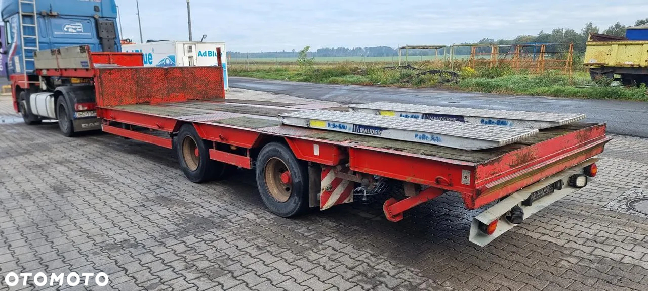 Inny Naczepa niskopodwoziowa typu semi, 2 osiowa, najazdy alu - 3