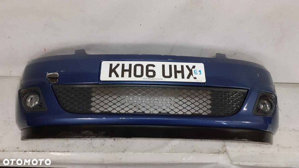 } ZDERZAK PRZÓD PRZEDNI FORD FIESTA MK VI 6 LIFT FL NIEBIESKI HALOGENY USZKODZONY - 1