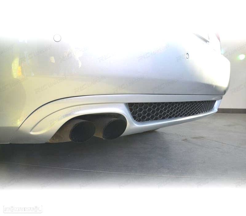 DIFUSOR PÁRA-CHOQUES TRASEIRO AUDI A5 07-11 DUPLA SAIDA ESQUERDA - 2
