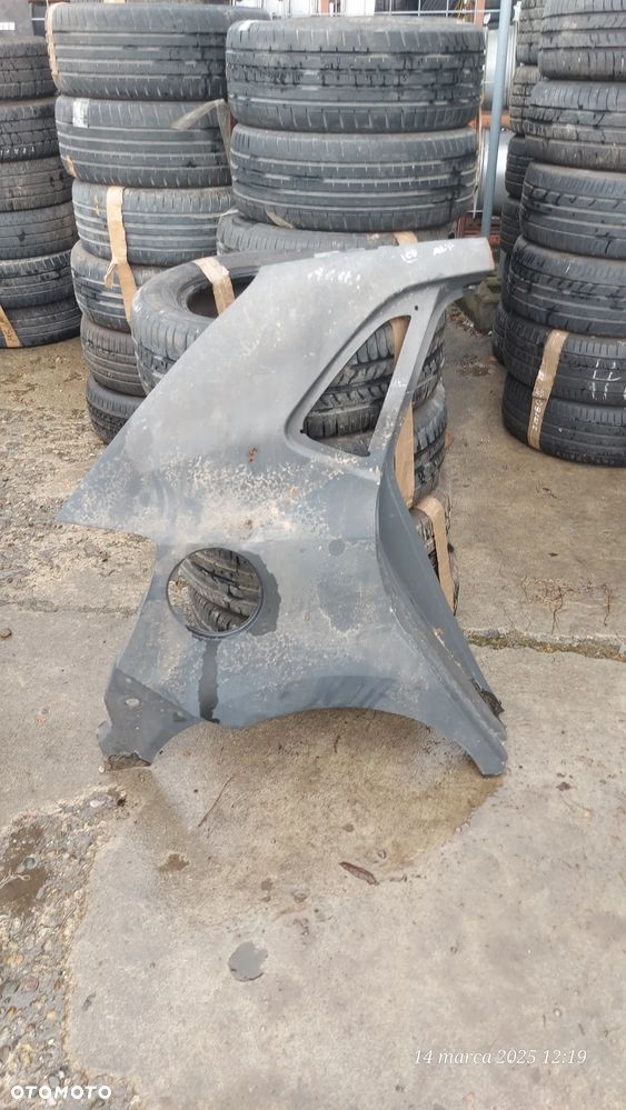 vw polo 6r 08- blotnik tył prawy poszycie