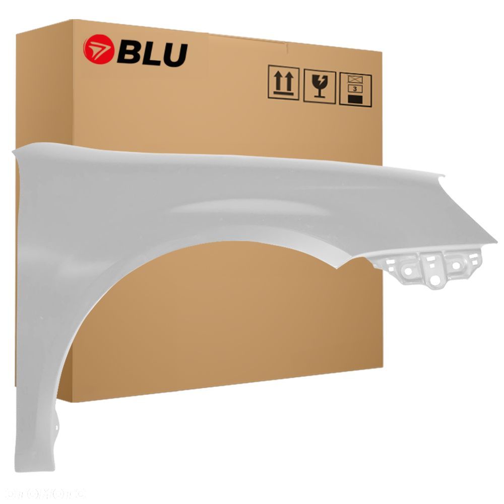 BLU Błotnik VOLKSWAGEN GOLF V 5 KOMBI JETTA A5 LA7W prawy przód srebrny 03-09 ReflexSilber