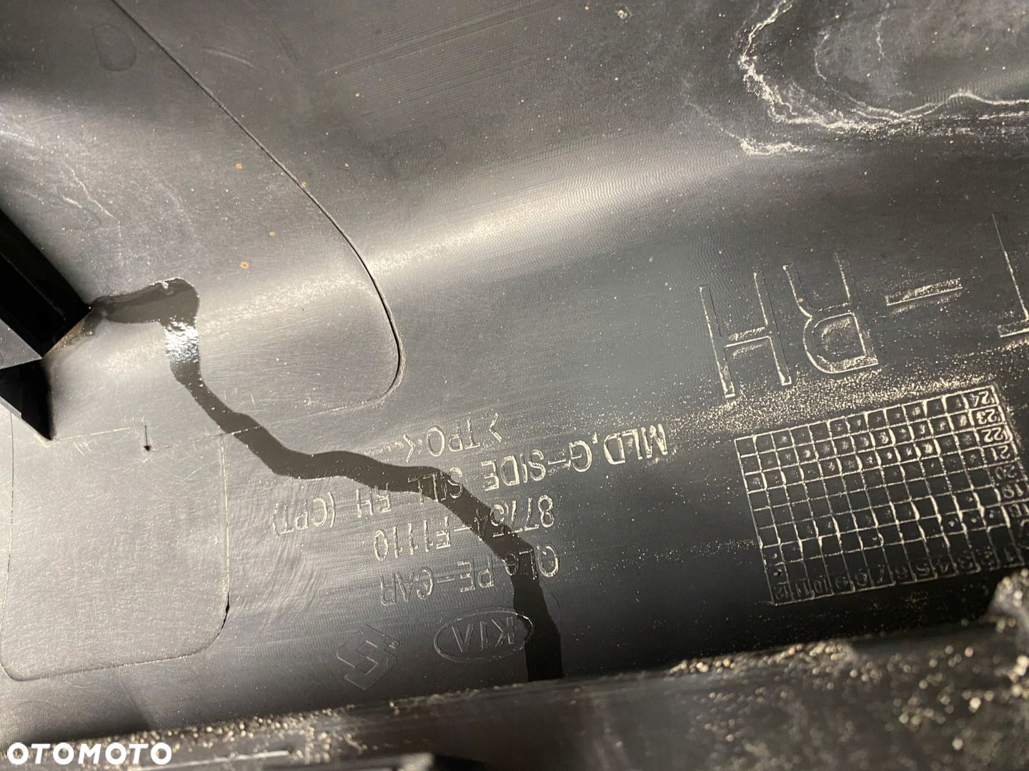 LISTWA PROGOWA PRAWA GT KIA SPORTAE IV 15-19 87754-F1110 ŁADNA - 6