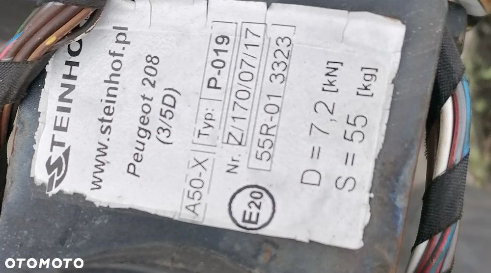 PEUGEOT 208 17r HAK HOLOWNICZY - 2