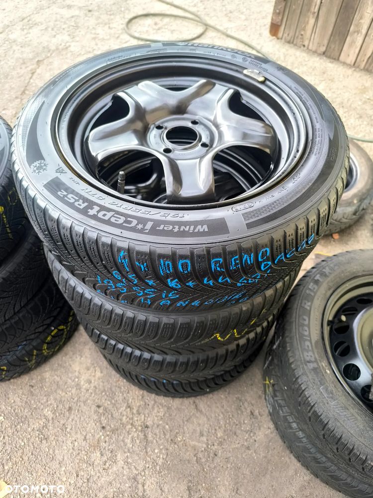 4x100 Felgi Stalowe stal strukturalne 16 Koła Zimowe Zima RENAULT Captur Clio IV 4 MEGANE NISSAN NOTE MICRA DACIA Dokker Logan Jogger Lodgy Sandero Stepway 5,5mm Legnica ALU-RAD 195/55 - 3