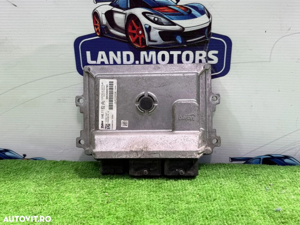 CALCULATOR MOTOR ECU PEUGEOT 208 2015 1.0 BENZINA / BERLINA 3 USI COD OEM 9805895780 2012-2019 - 1