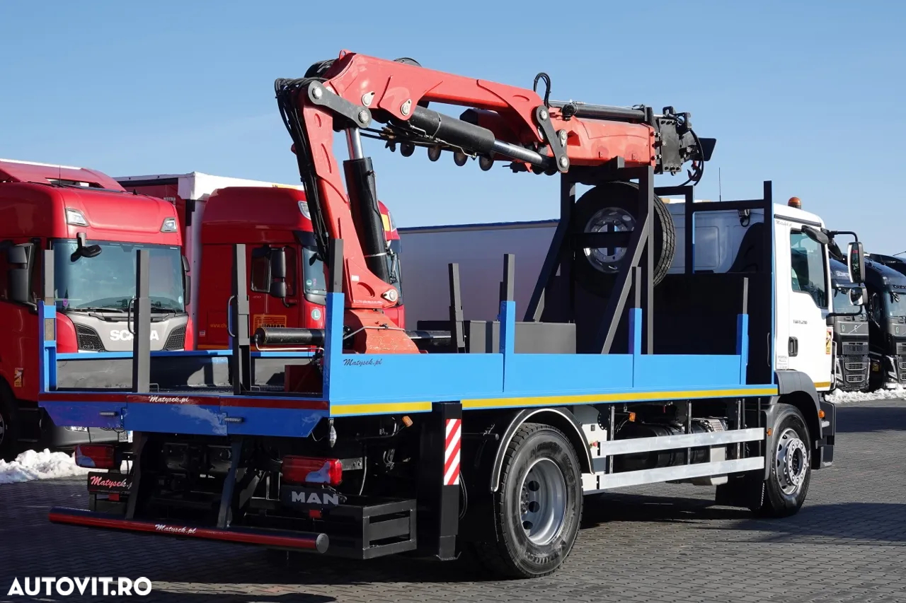 MAN TGM 15 .290 / HDS HC 190 + FORATOR 2 mb / FORMAT / RADIO CONTROL / EURO 6 / MANUAL / 2019 - 3
