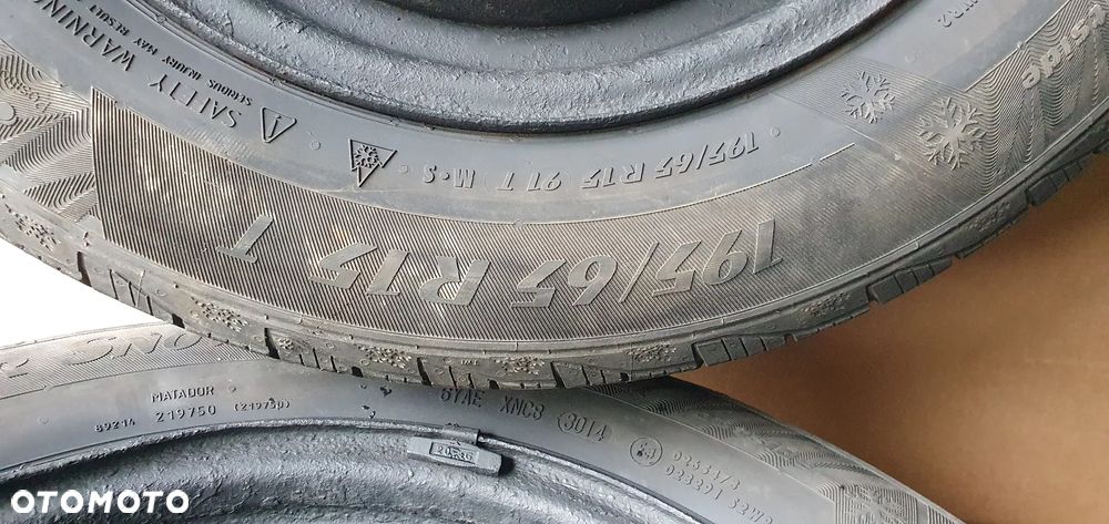 4X Felga stalowa Dacia Logan 4x100 R15 195/65 ET50 - 9